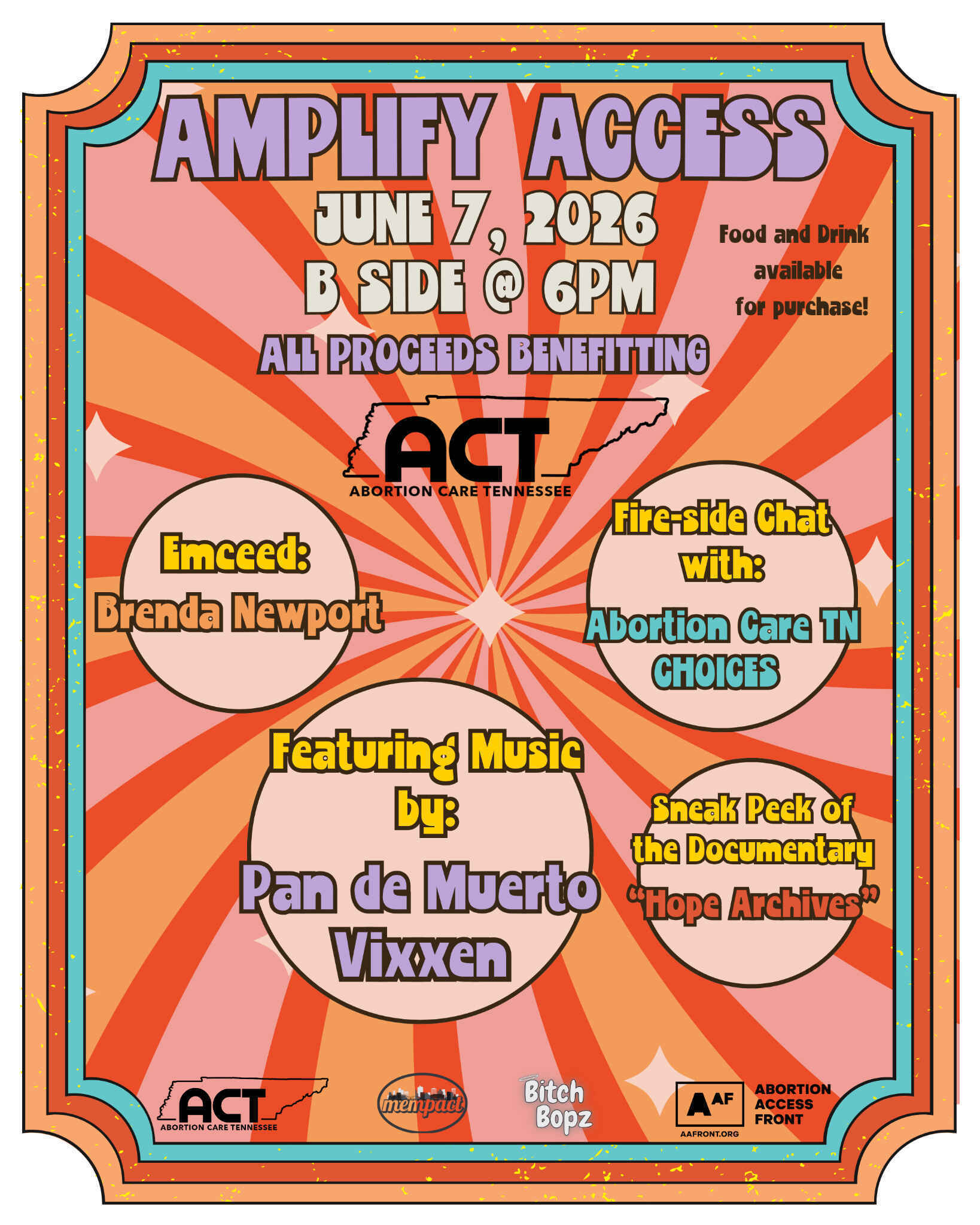 Amplify Access: A Memphis Benefit Show for Abortion Care Tennessee image