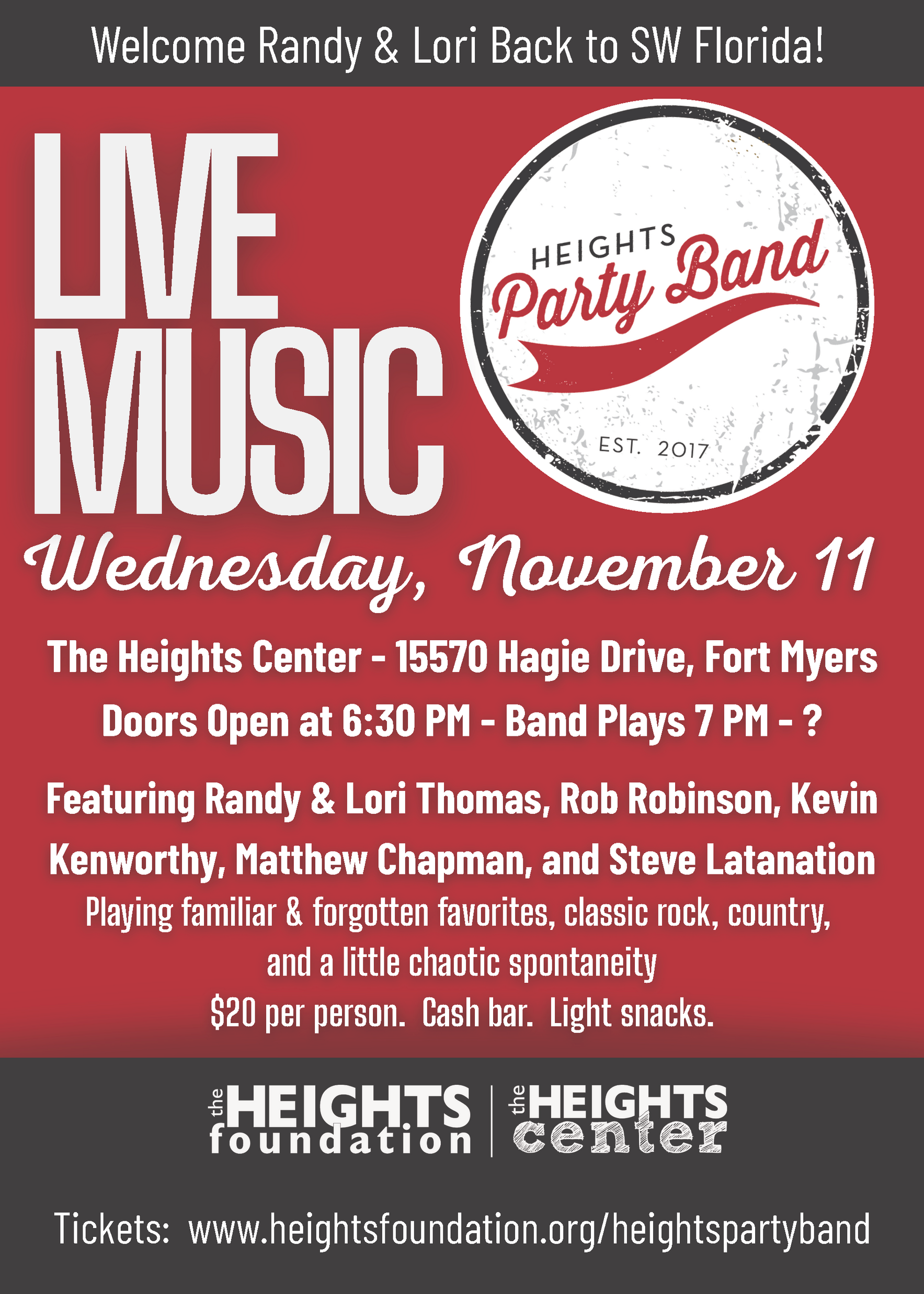 2026 Heights Party Band image