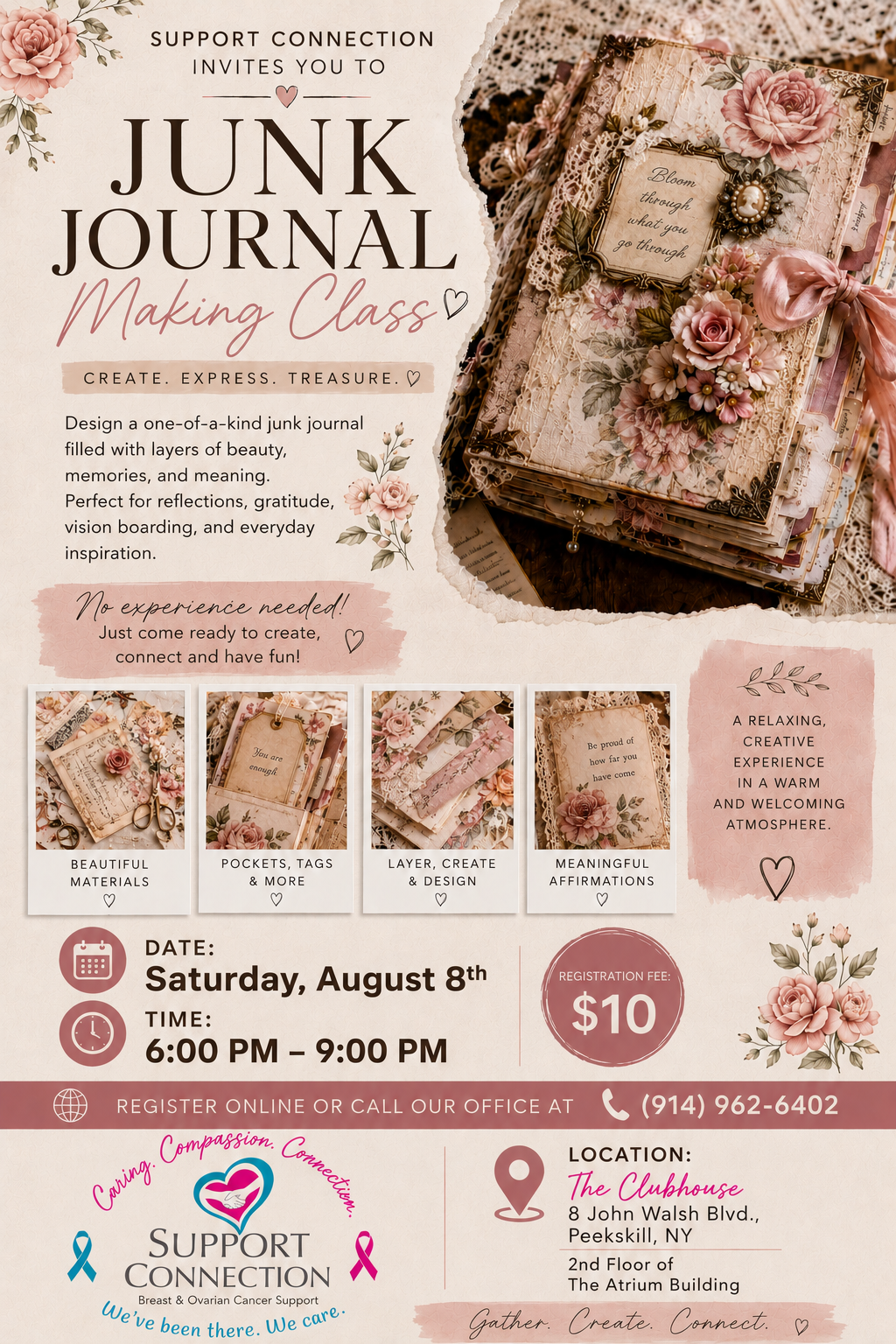 2026 Junk Journal Making Class image