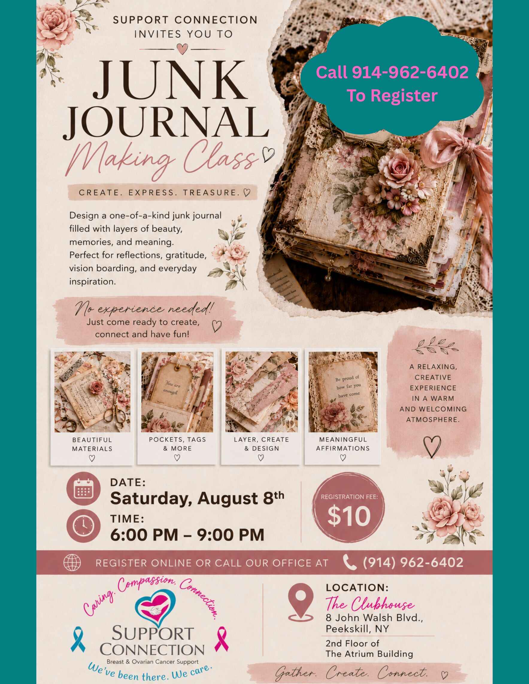 2026 Junk Journal Making Class image