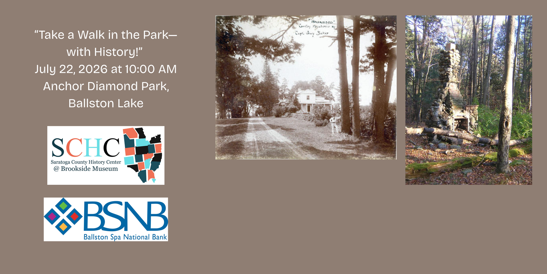 Take A Walk in the Park-with History! image
