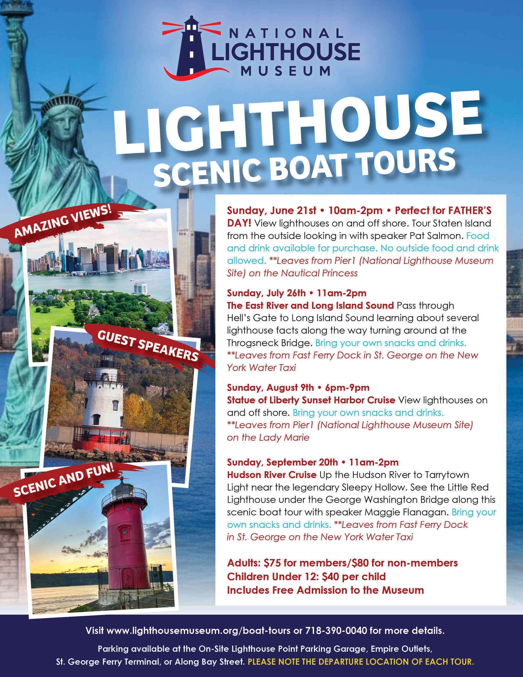 Celebrate Father's Day with a Lighthouse Boat Tour! image
