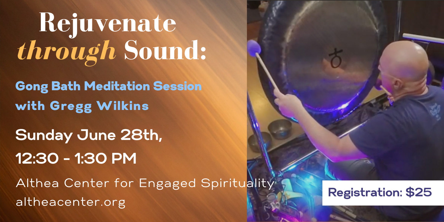 June 2026 Rejuvenate through Sound Gong Bath  image