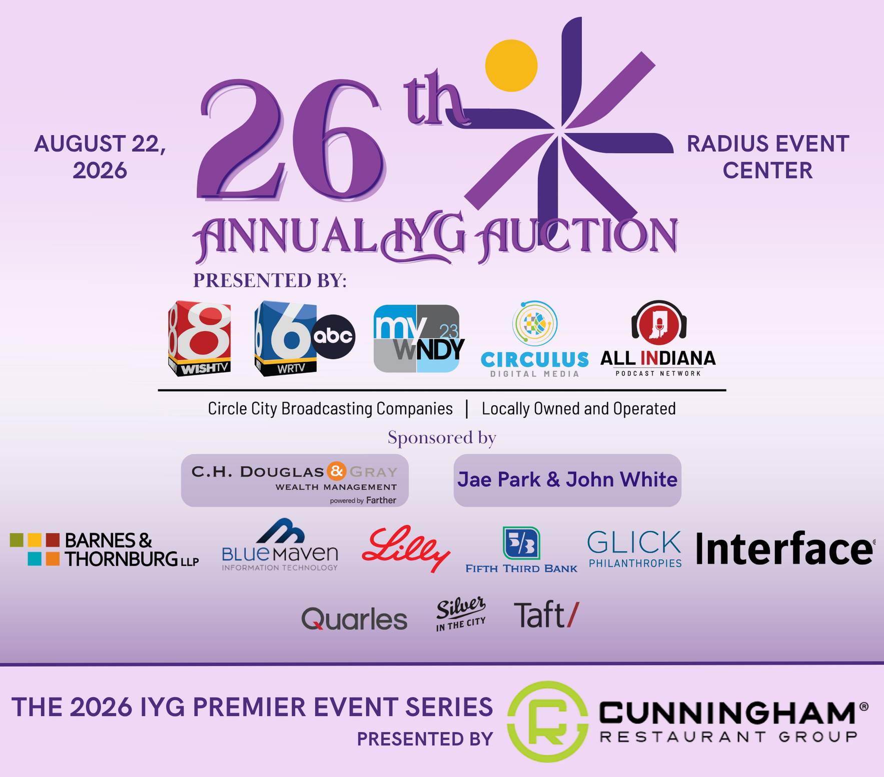 The 26th Annual IYG Auction presented by Circle City Broadcasting image