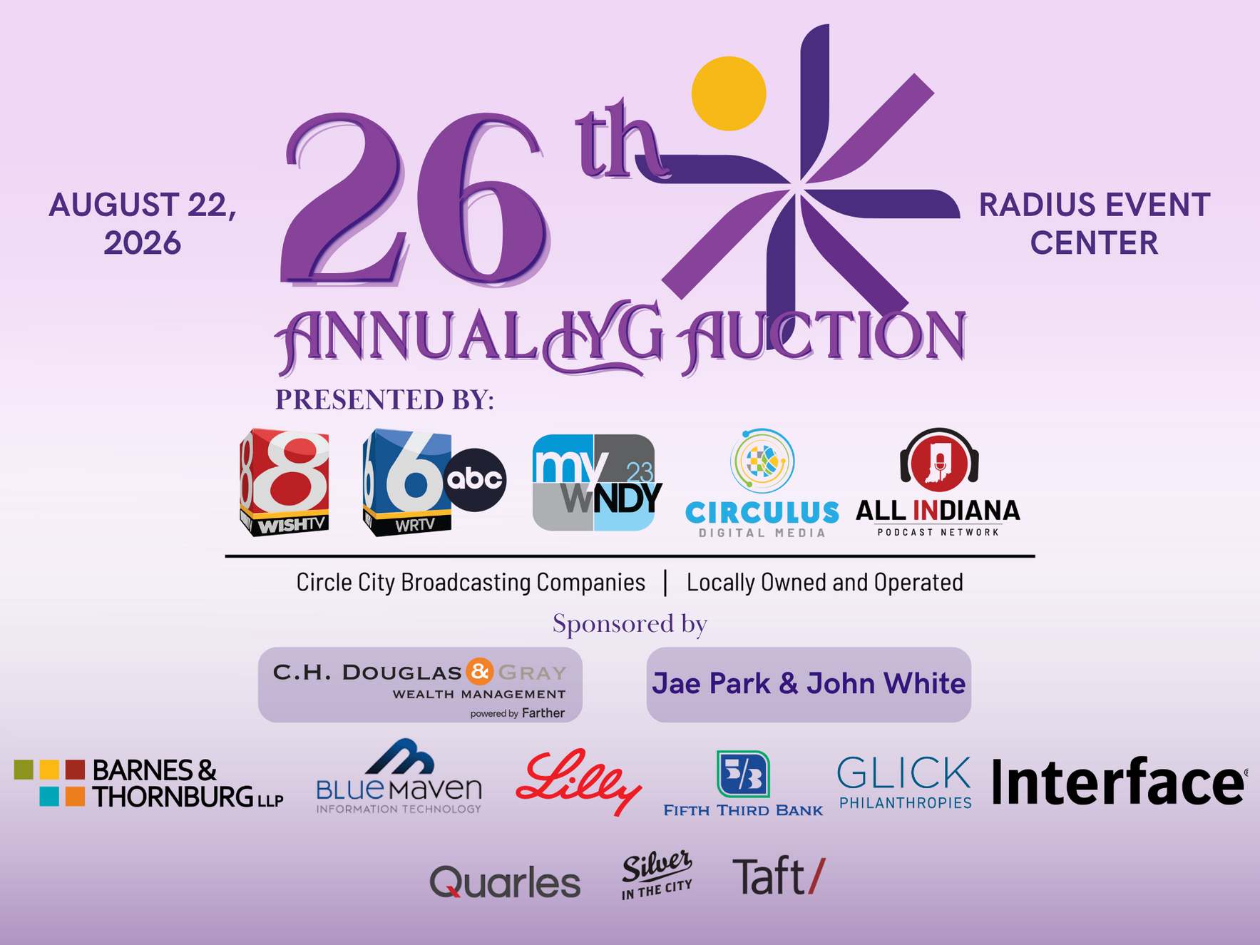 The 26th Annual IYG Auction presented by Circle City Broadcasting image