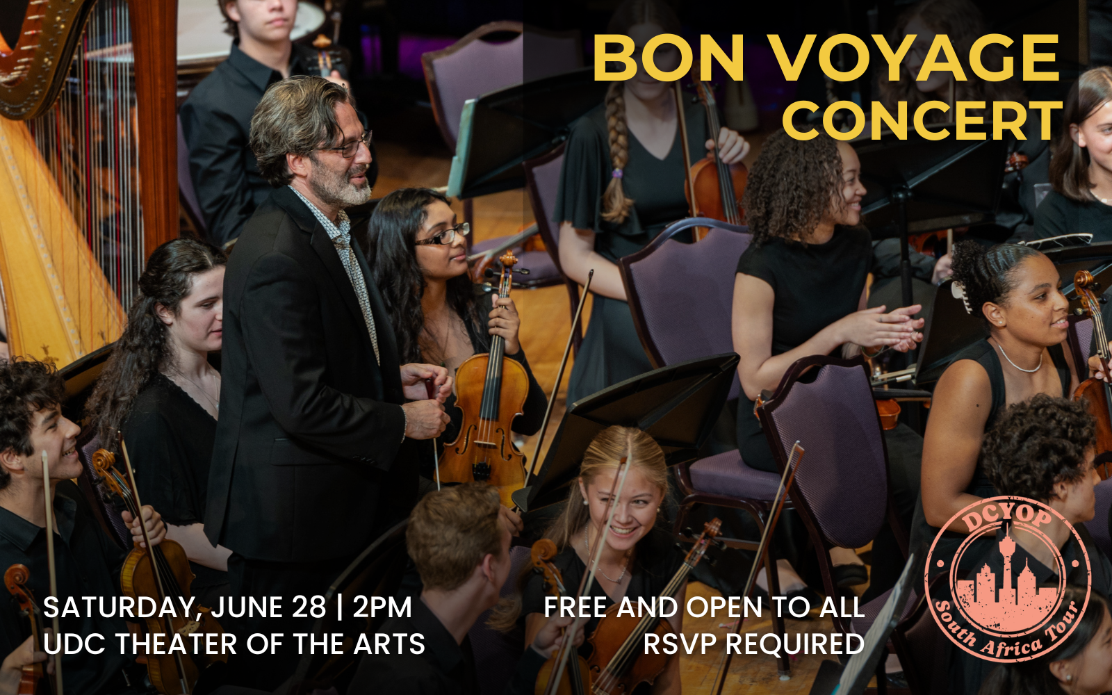 DC Youth Orchestra: Bon Voyage Concert & Reception image