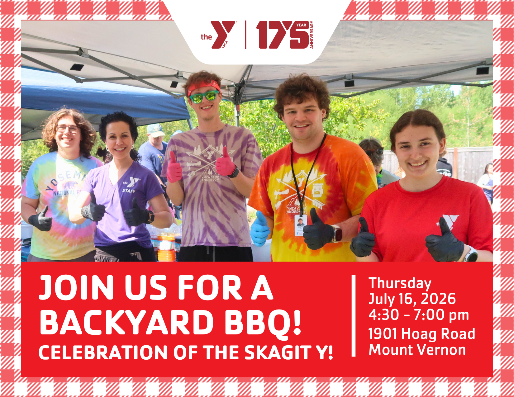 Celebration of the Skagit Y 2026: Backyard BBQ! image