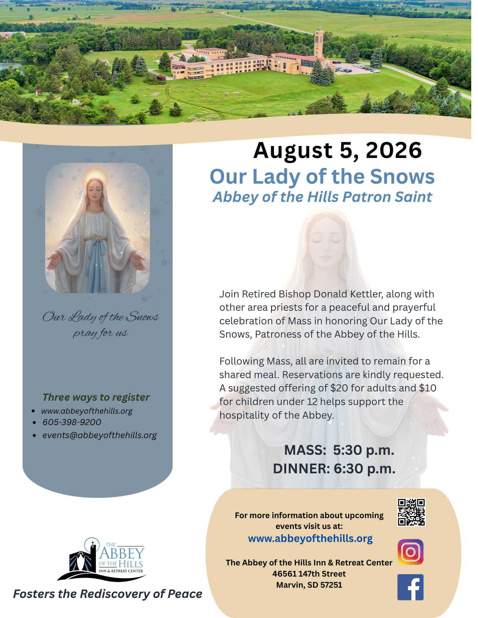 Our Lady of the Snows image