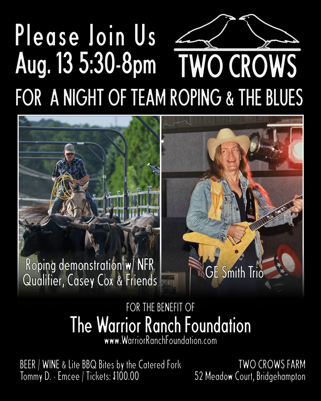 Two Crows Country & Western Cocktails and Roping Demonstration image