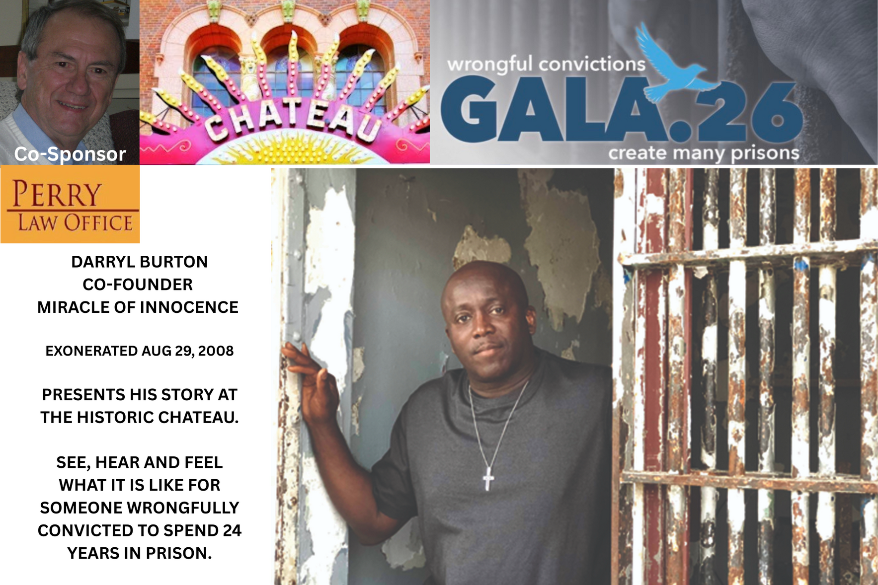 Miracle of Innocence presents...Wrongful Convictions Creates many prisons. image
