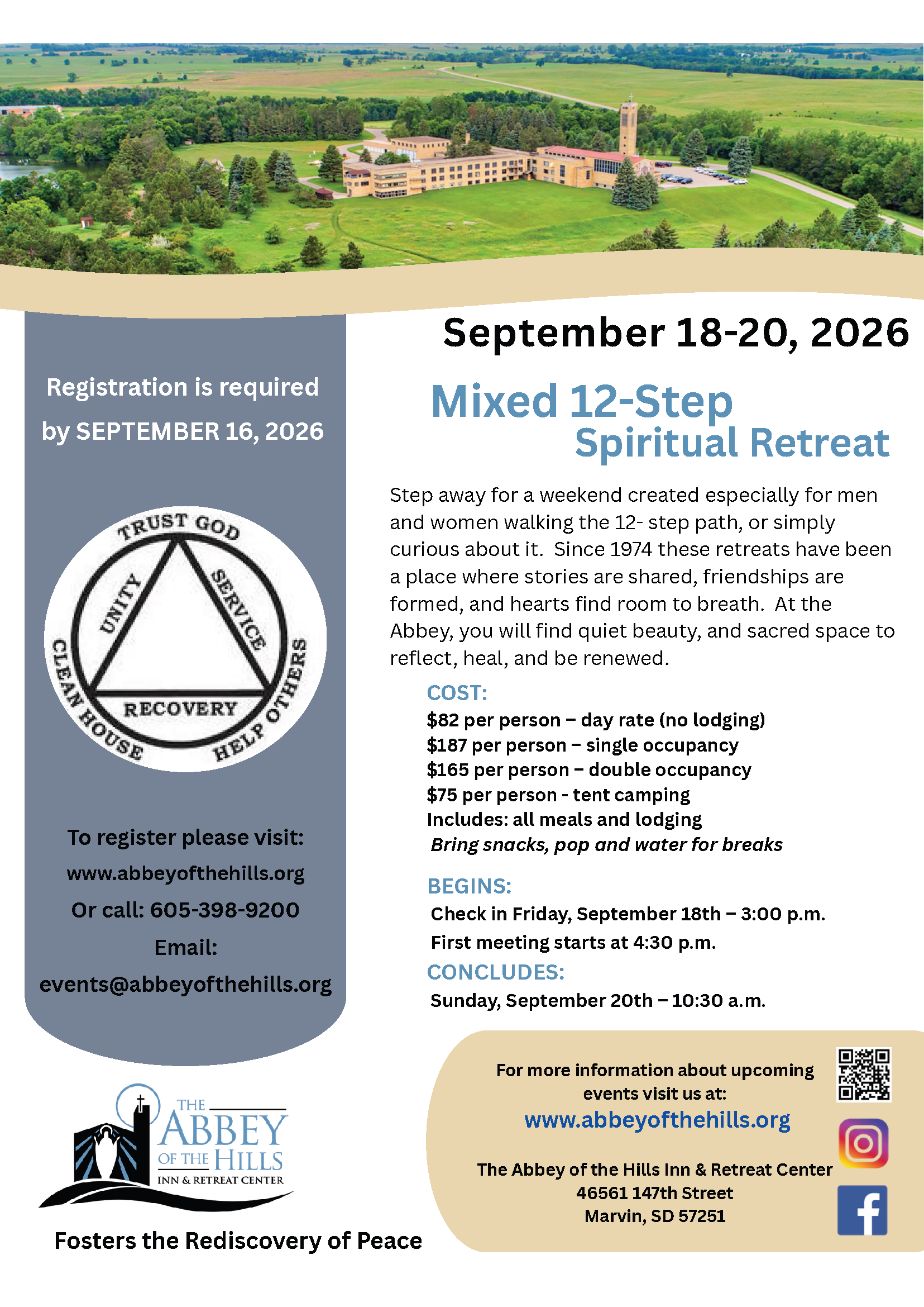 Mixed 12-Step September 18-20 image