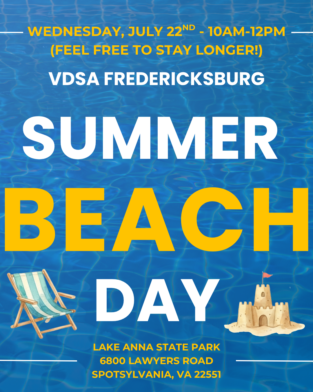 Lake Anna Beach Day - F'burg image