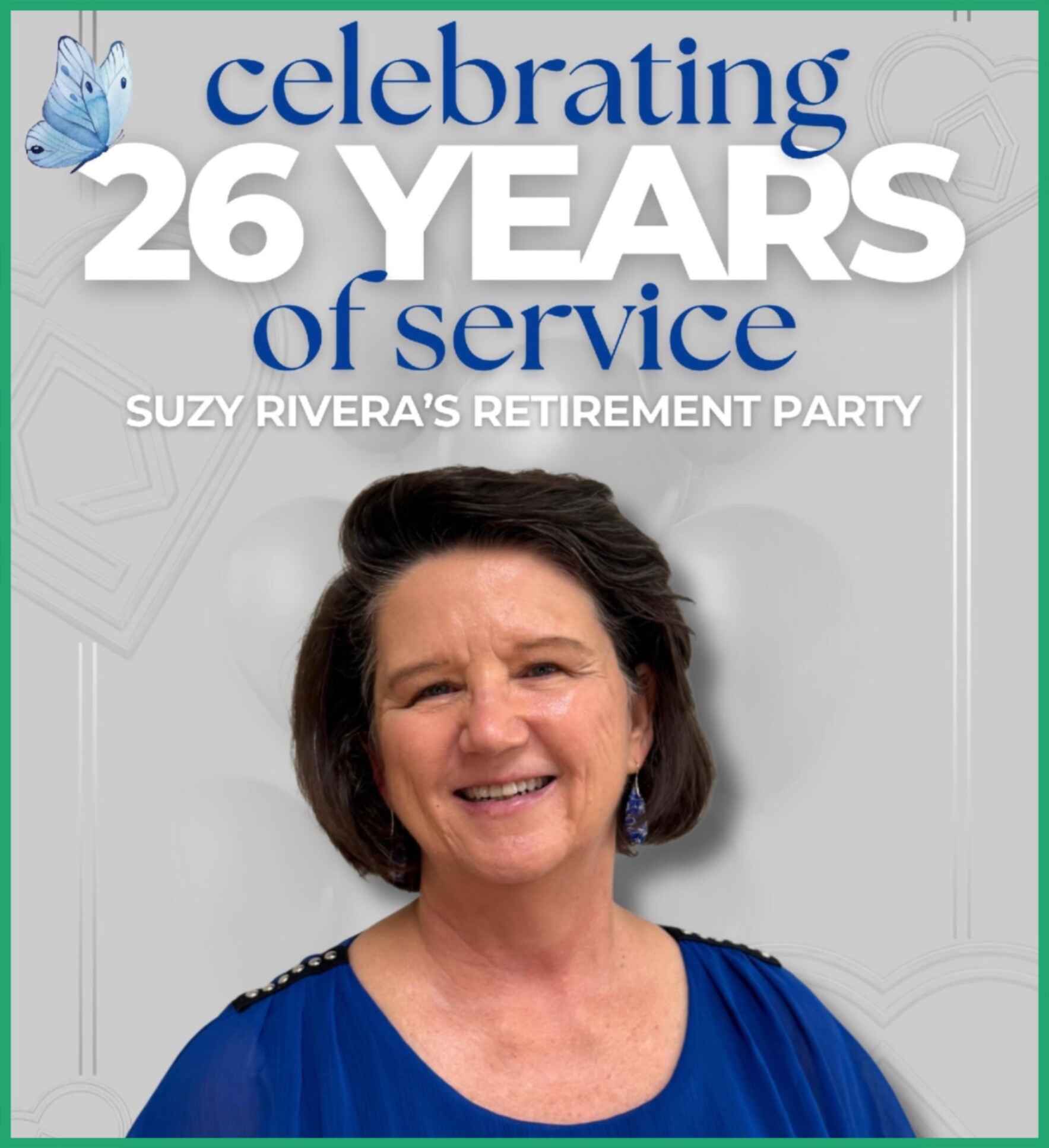 Celebrating Suzy Rivera's Retirement and 26 Years of Service image