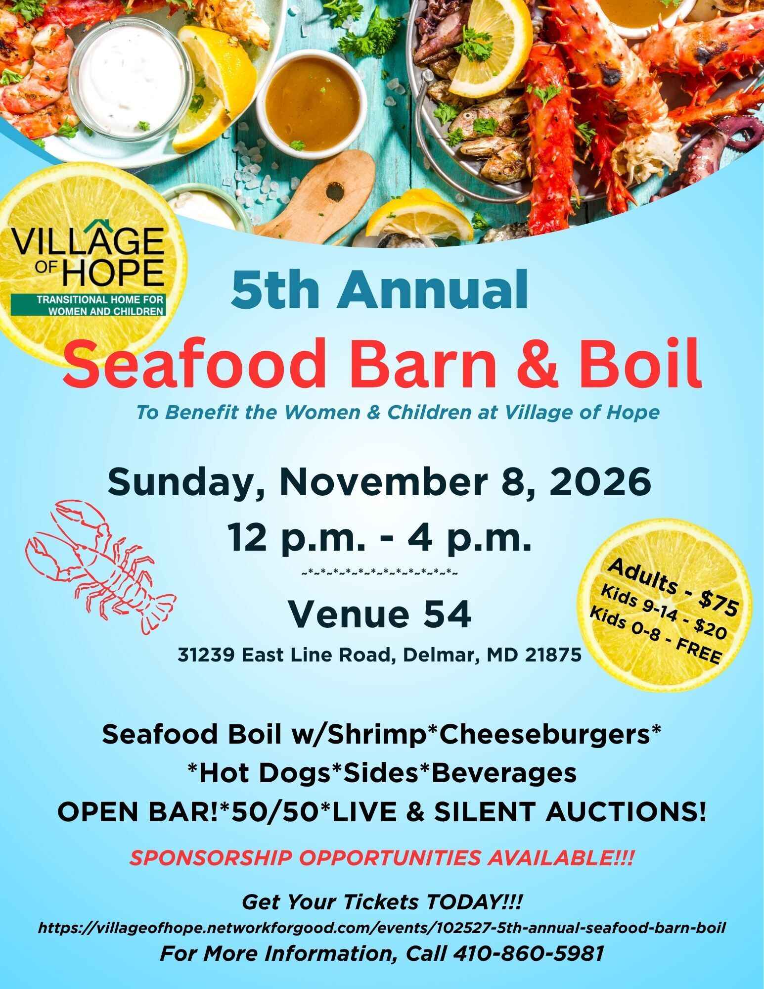 5th Annual Seafood Barn & Boil image