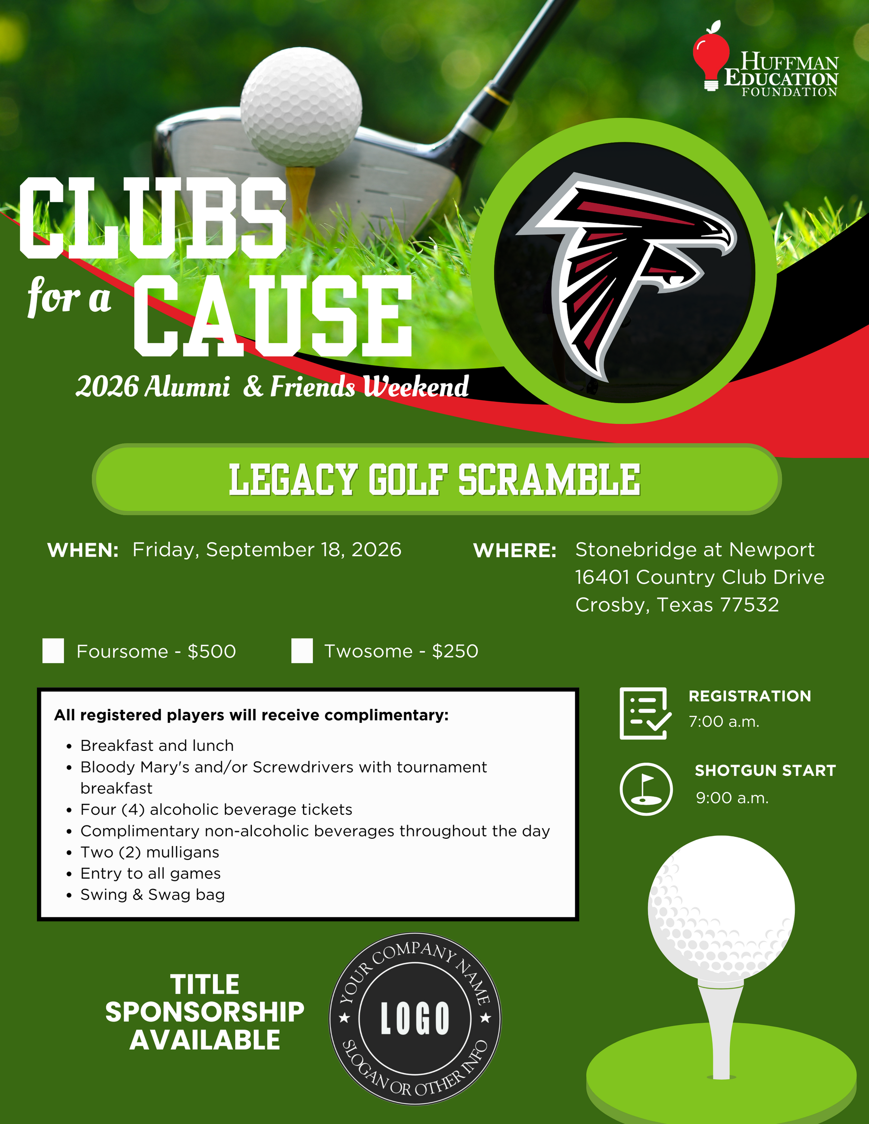 3rd Annual Clubs for a Cause Golf Tournament image