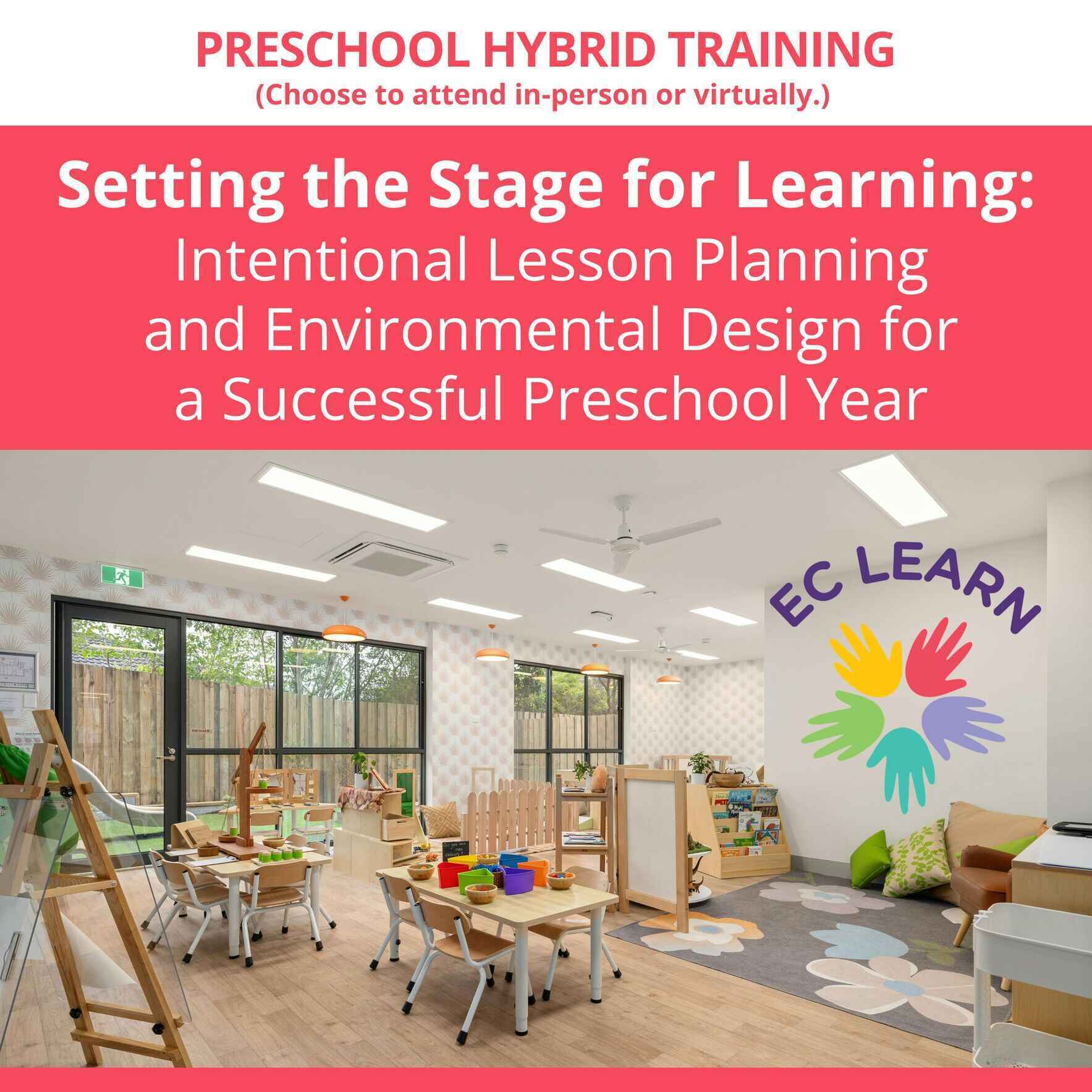 Setting the Stage for Learning: Intentional Lesson Planning and Environmental Design for a Successful Preschool Year image