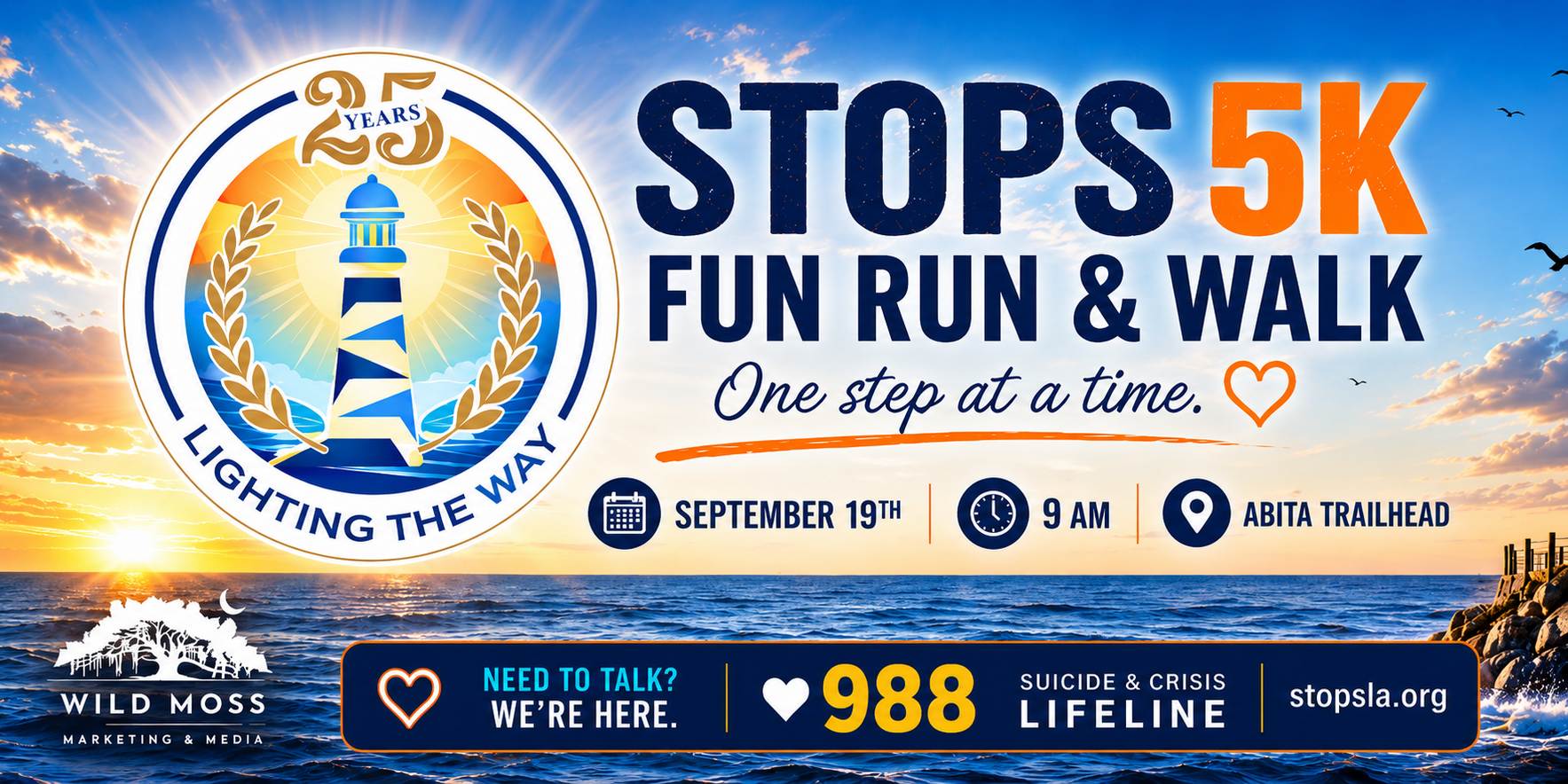 One Step At A Time STOPS 5K Fun Run and Walk image