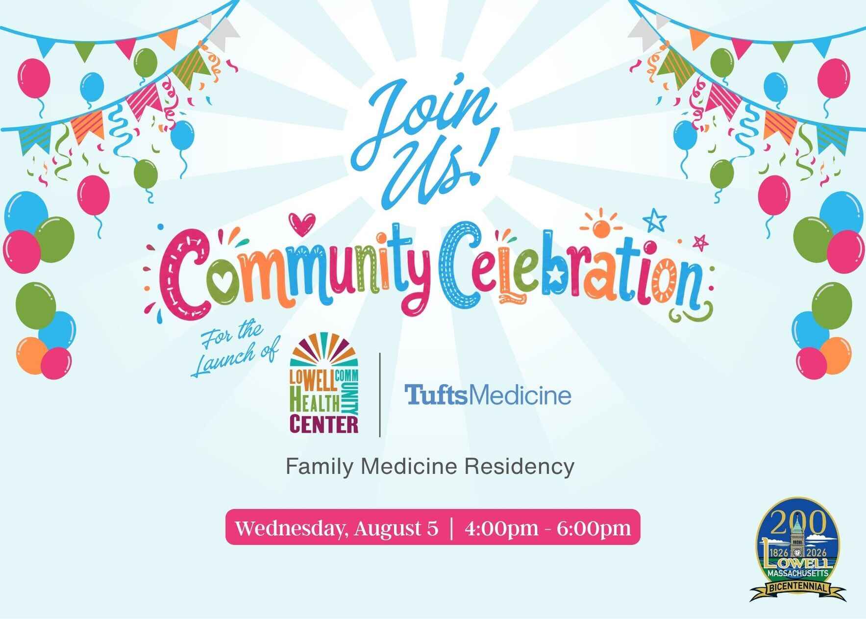 Lowell CHC 2026 Community Celebration image