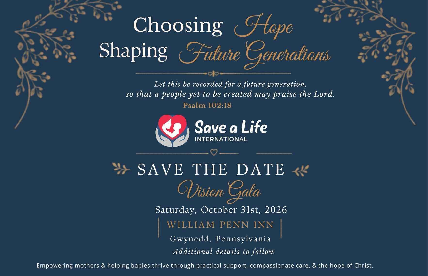 Vision Gala | Choosing Hope, Shaping Future Generations image