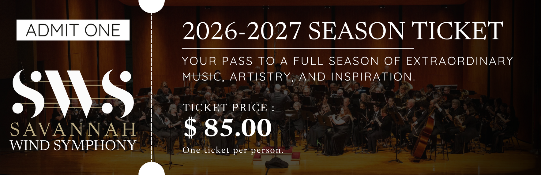 Savannah Wind Symphony 2026-2027 Season Tickets image