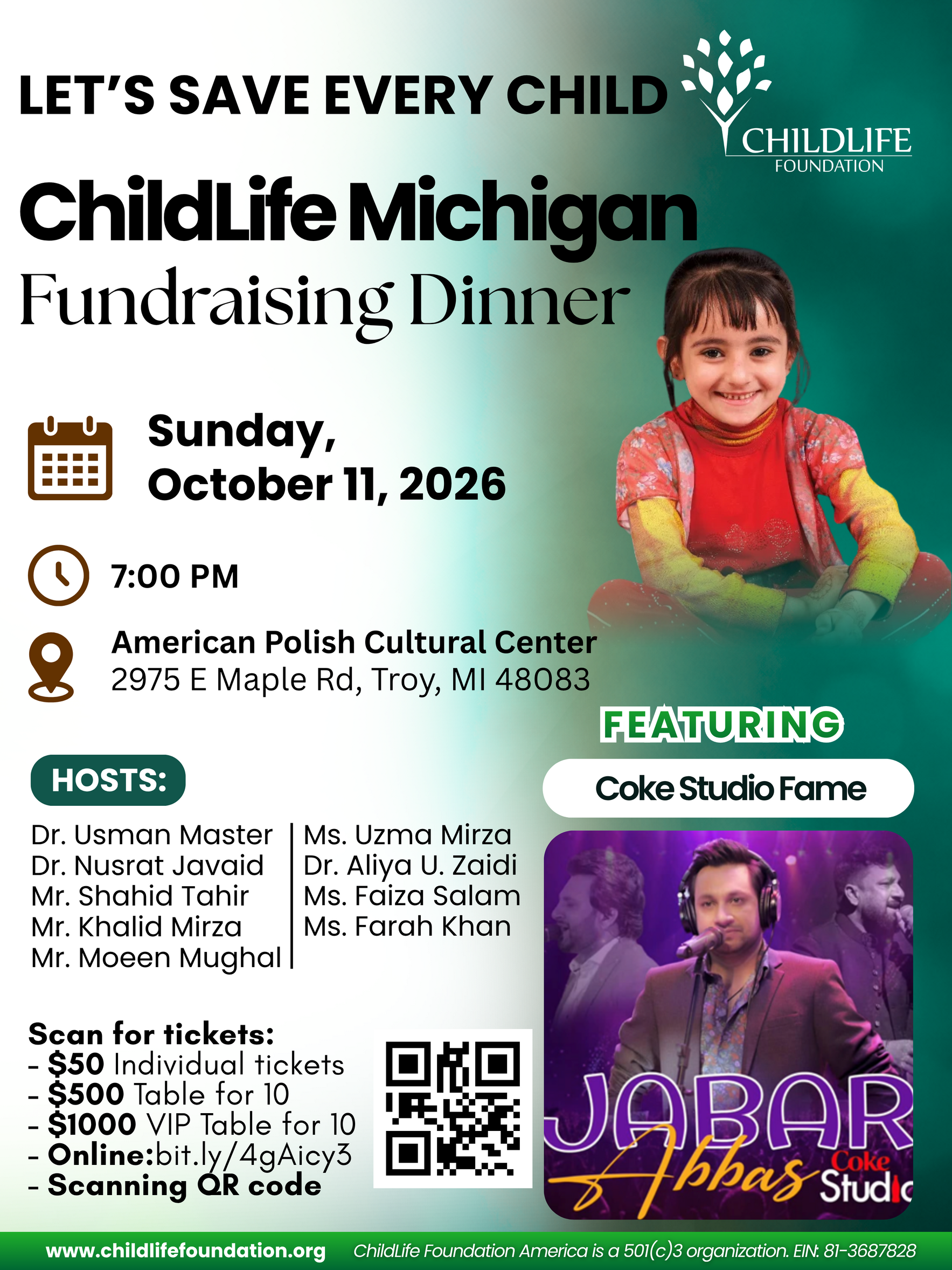  ChildLife Foundation Fundraising Dinner - Michigan image