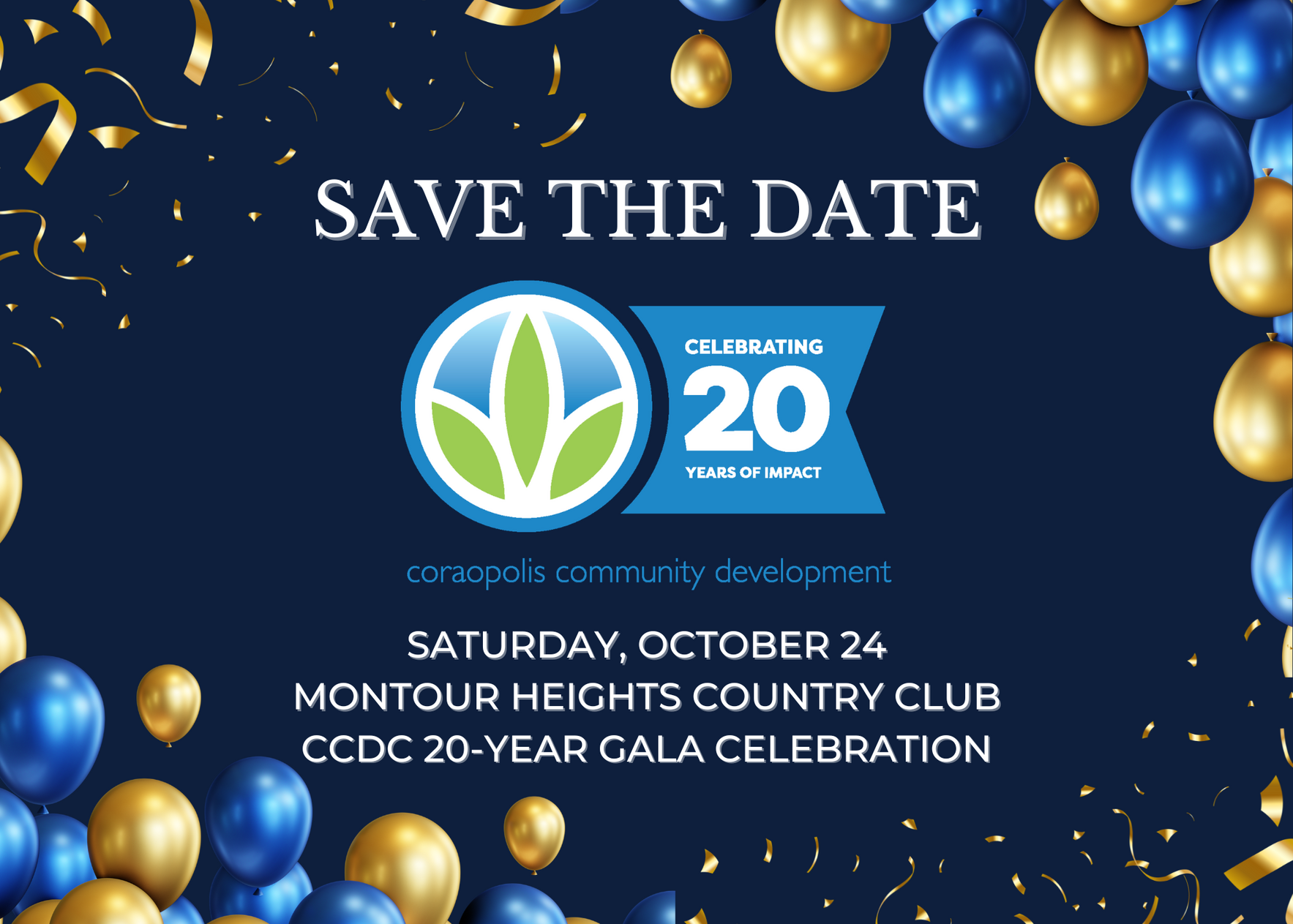 CCDC 20-Year Celebration Gala & Fundraiser image