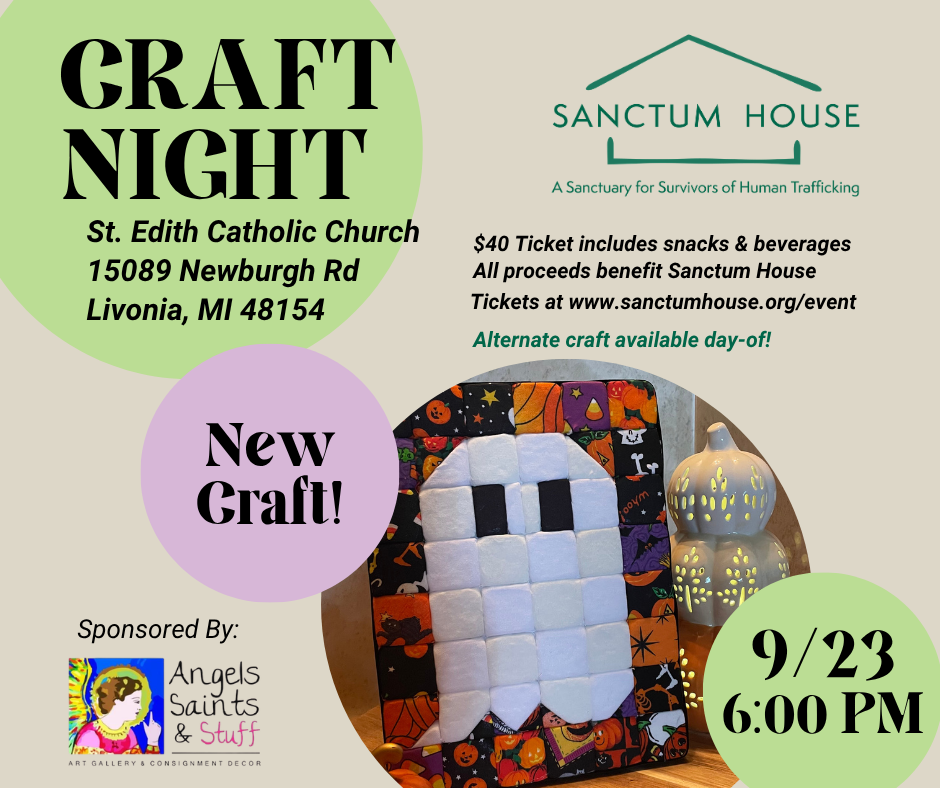 September Craft Night at St. Edith 2026 image