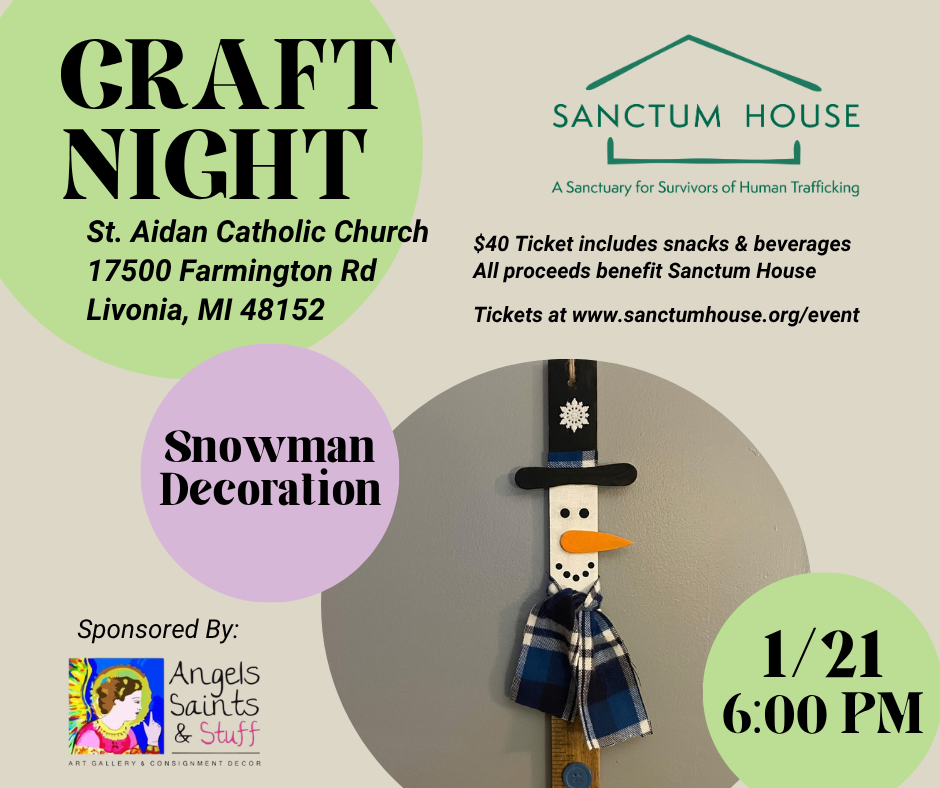 January Craft Night at St. Aidan 2027 image