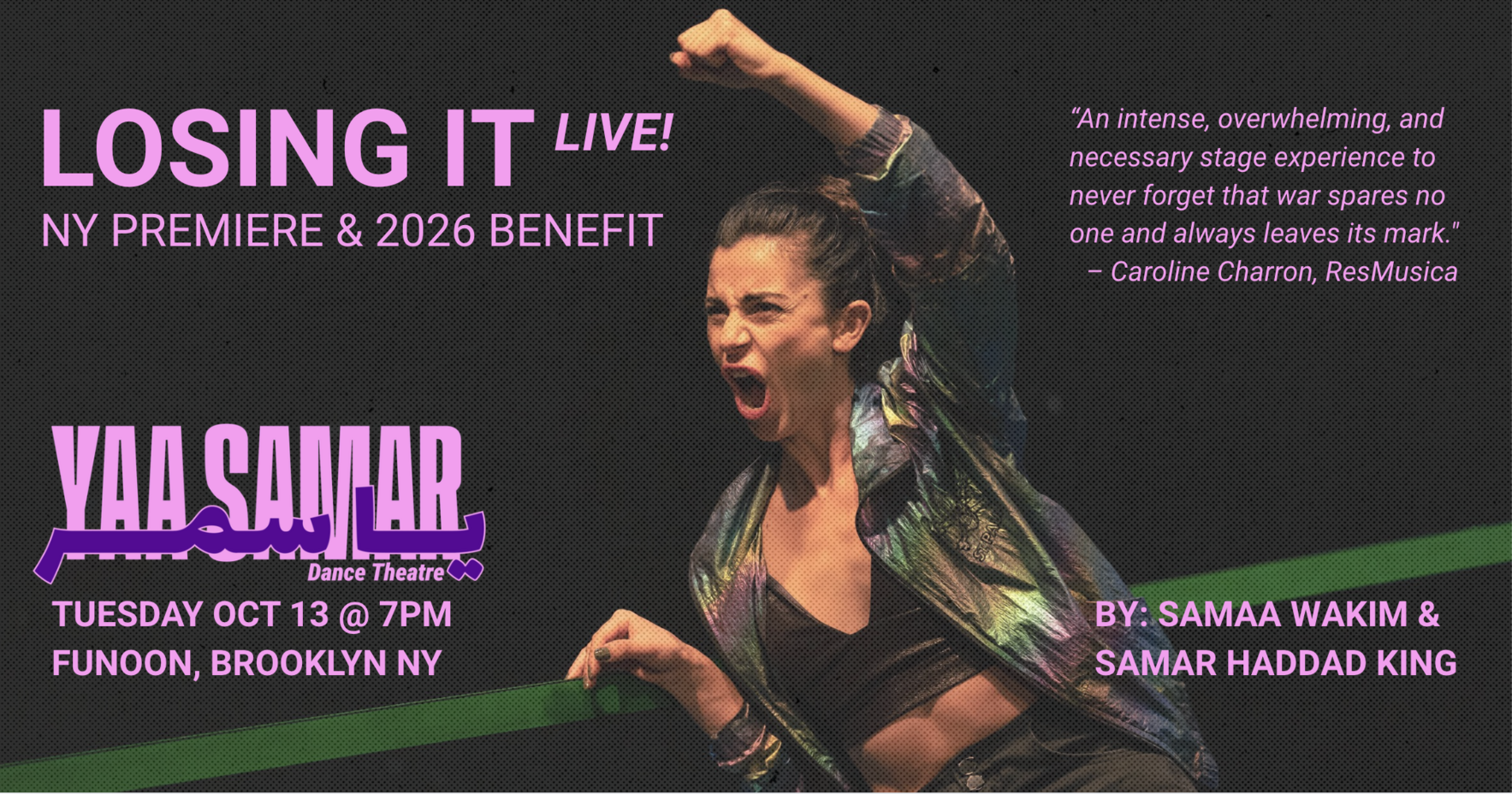 Losing It Live! NYC Premiere and 2026 Benefit image