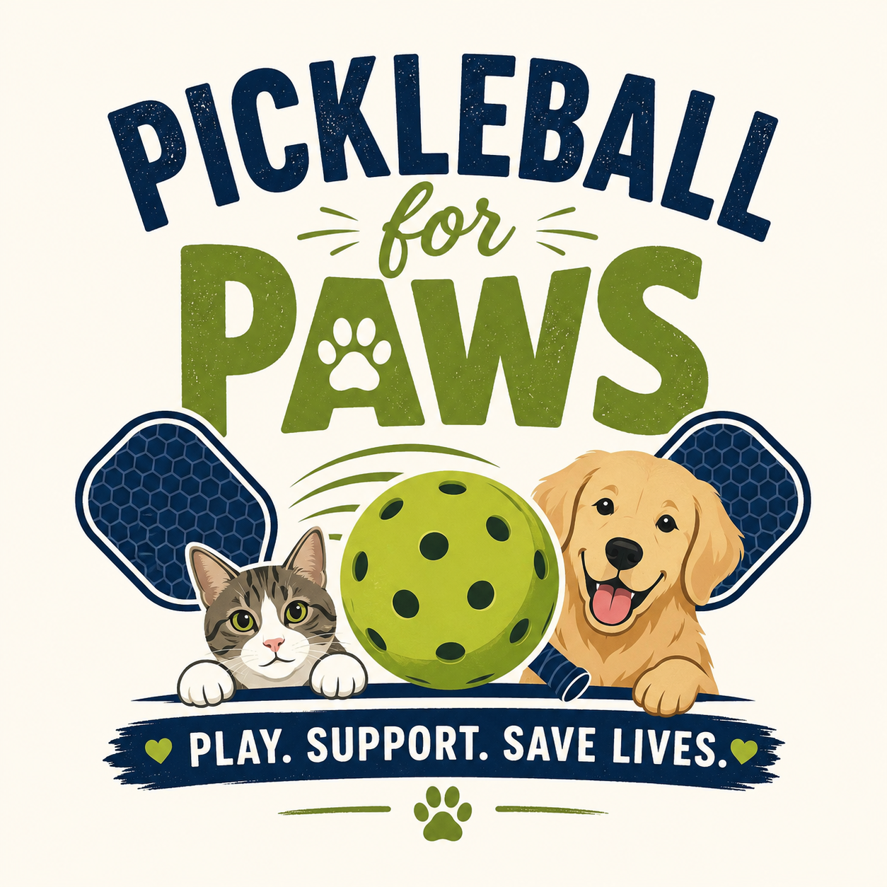 Pickleball for Paws: Skill Level 3.5-4.5 Intermediate/Advanced image