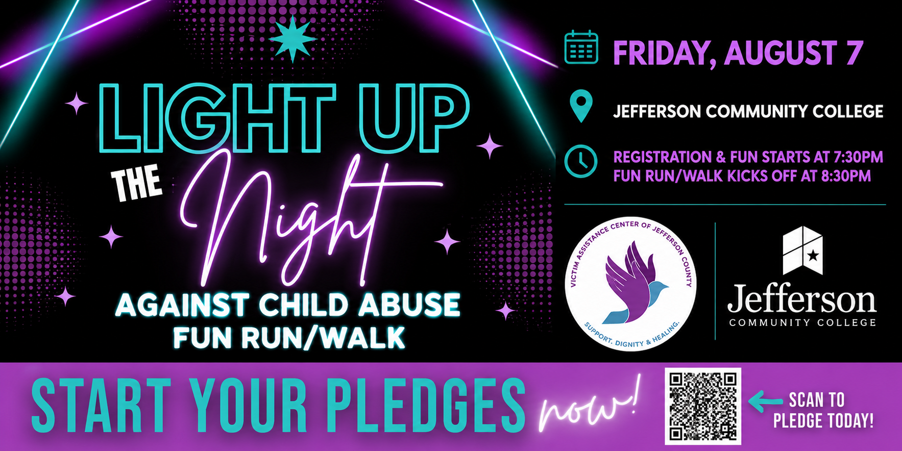 2026 Light Up the Night REGISTRATION & T-SHIRT ORDERS image