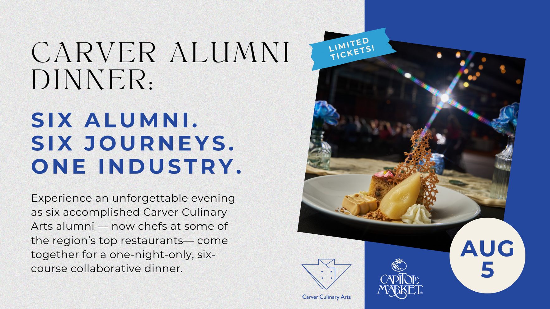 Farm-to-Table Dinner featuring Carver Alumni image