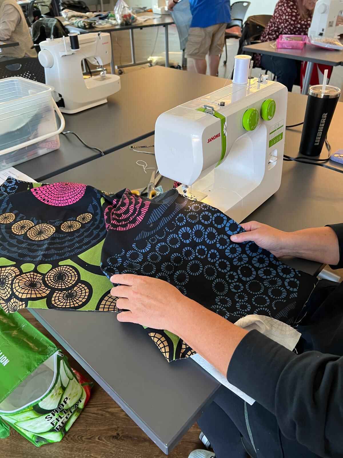 July Reusable Bag Sewing Workshop image
