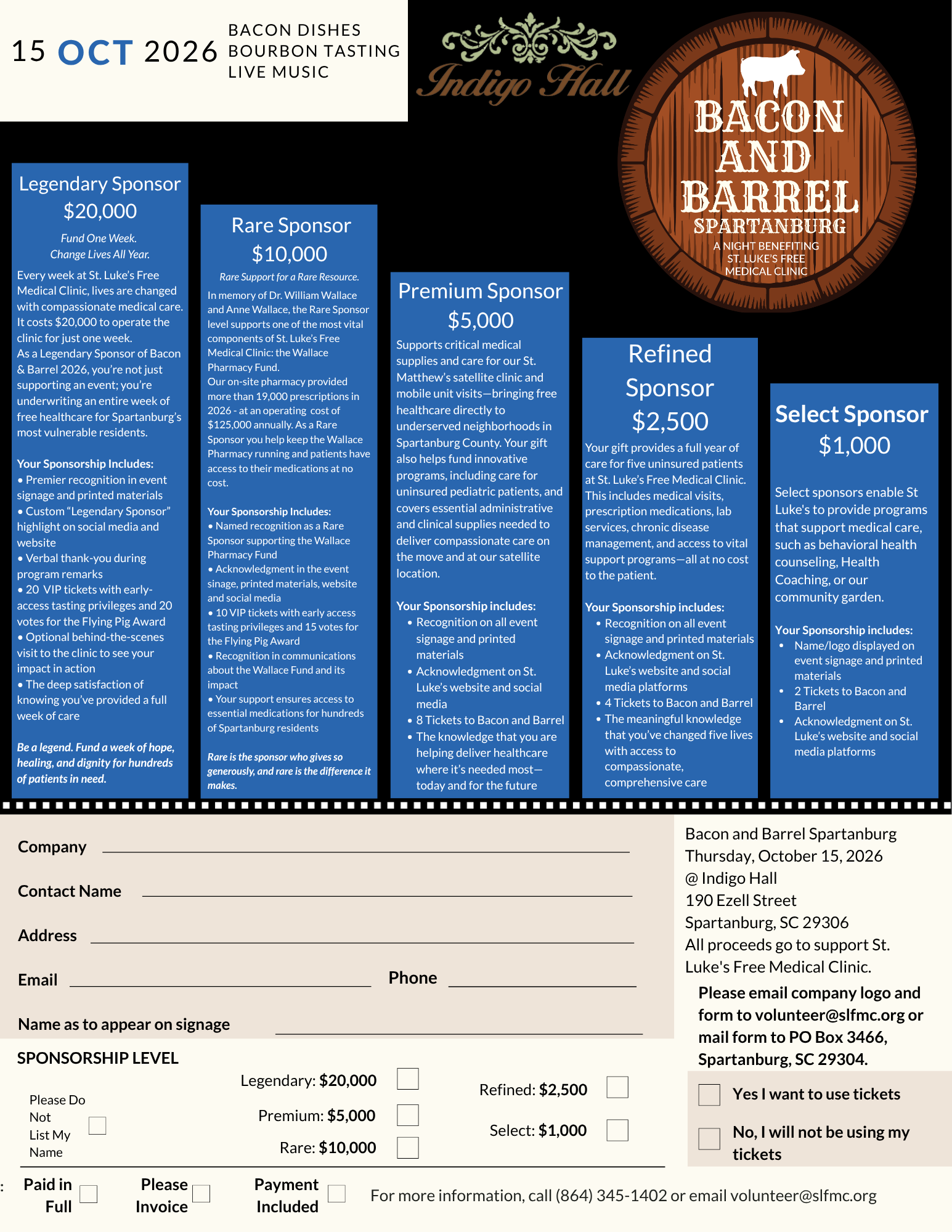 Bacon and Barrel 2026 image