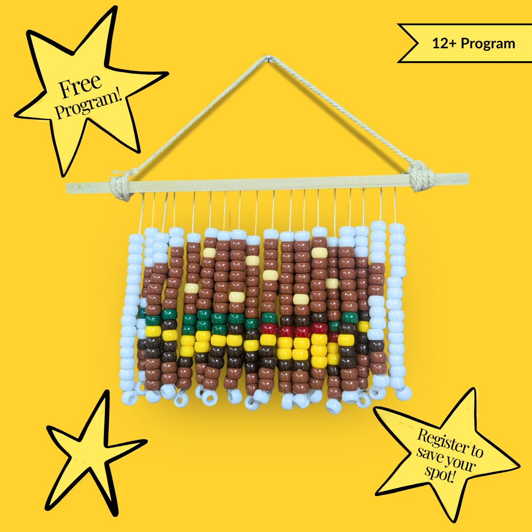 'July 2026 | Create & Connect | Rescheduled: Pony Bead Flags image