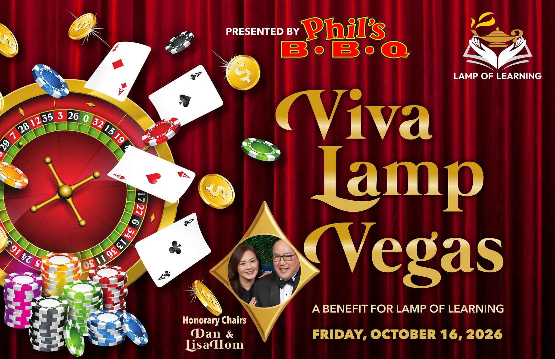 Viva Lamp Vegas 2026 with Honorary Chairs Dan and Lisa Hom image