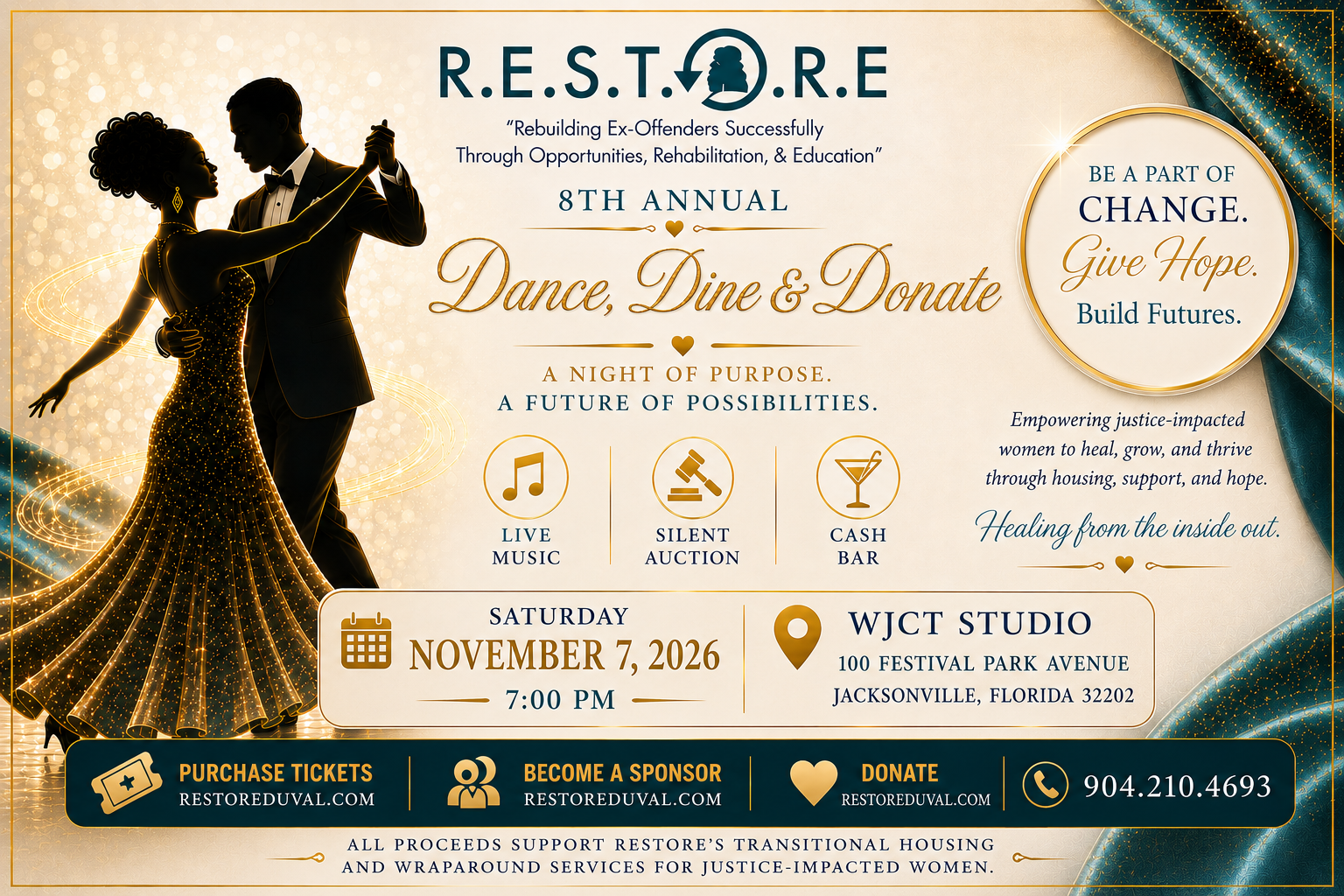 Dance Dine & Donate: A Night of Purpose-A Future of Possibilities! image