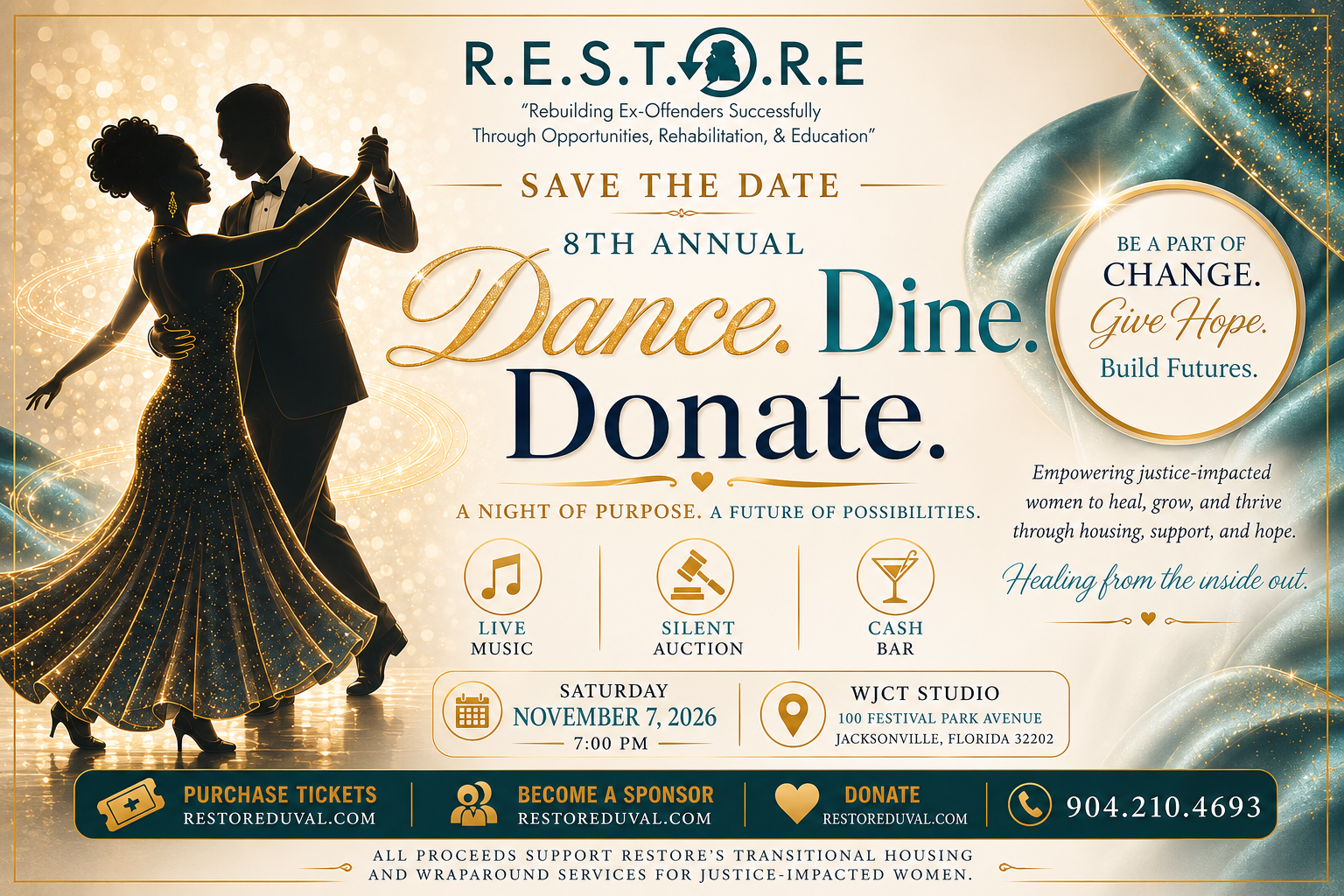 Dance Dine & Donate: A Night of Purpose-A Future of Possibilities! image
