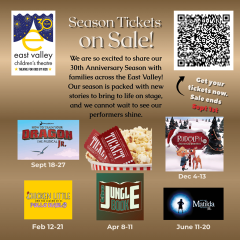 30th Anniversary Season Tickets - 2026-27 image