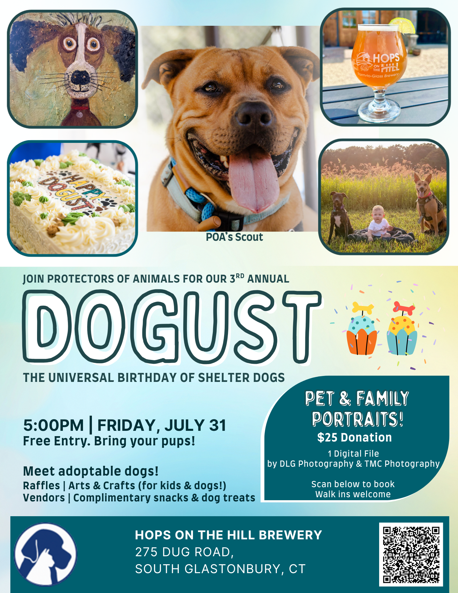 3rd Annual DOGust Party @ Hops on the Hill! image