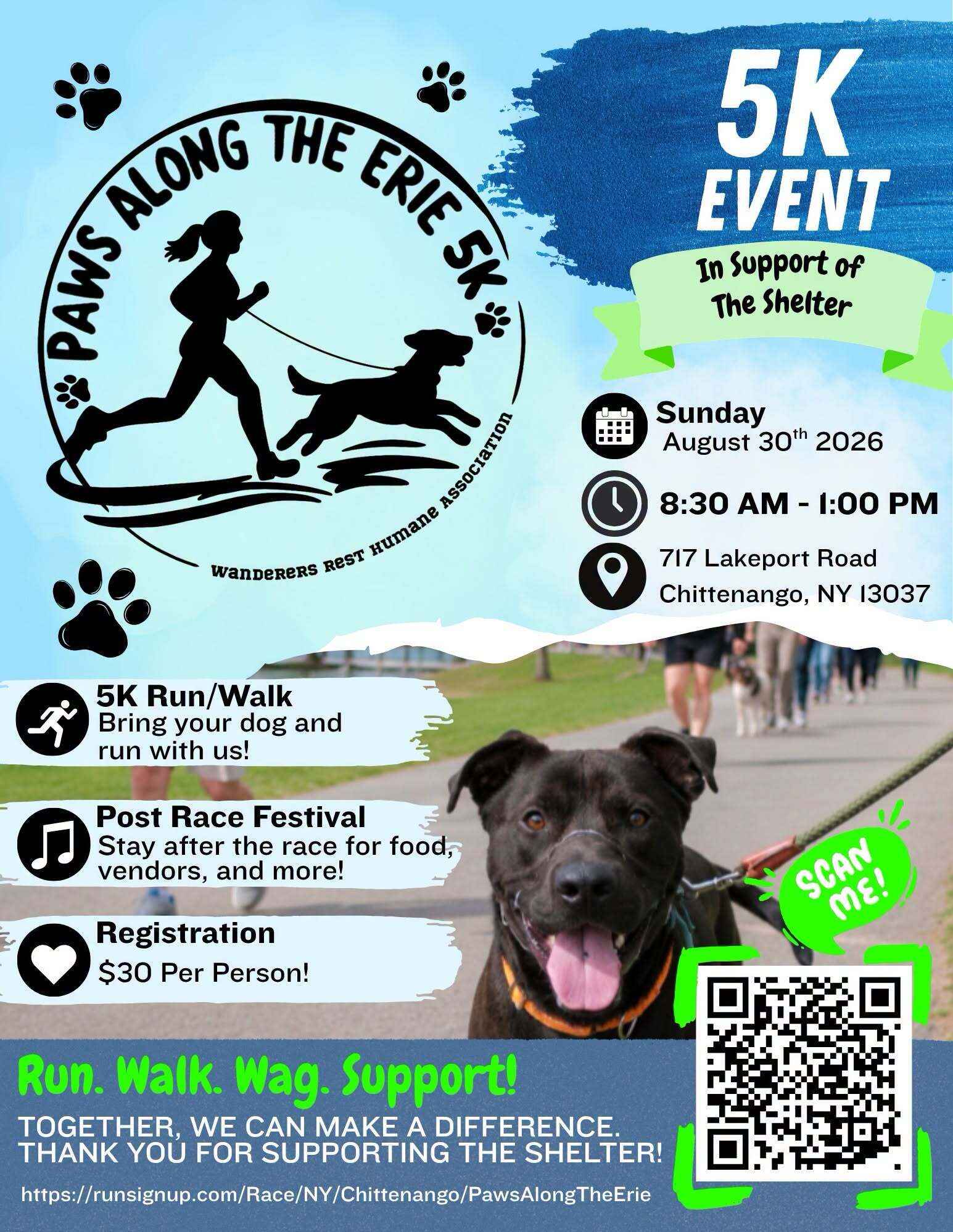 Wanderers' Rest Humane Association Paws Along The Erie image