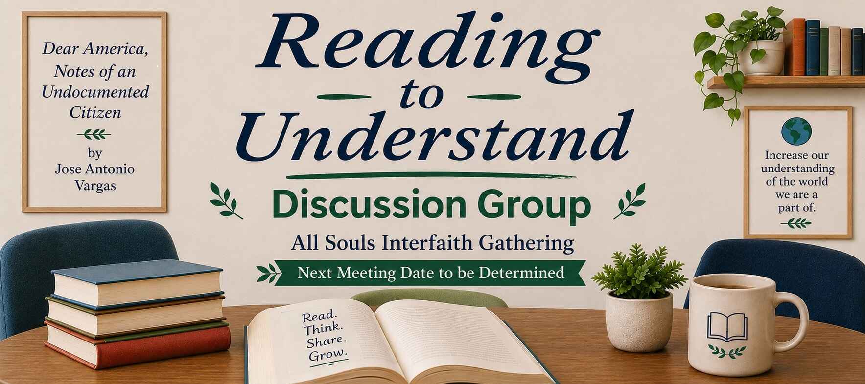Reading to Understand Discussion Group image