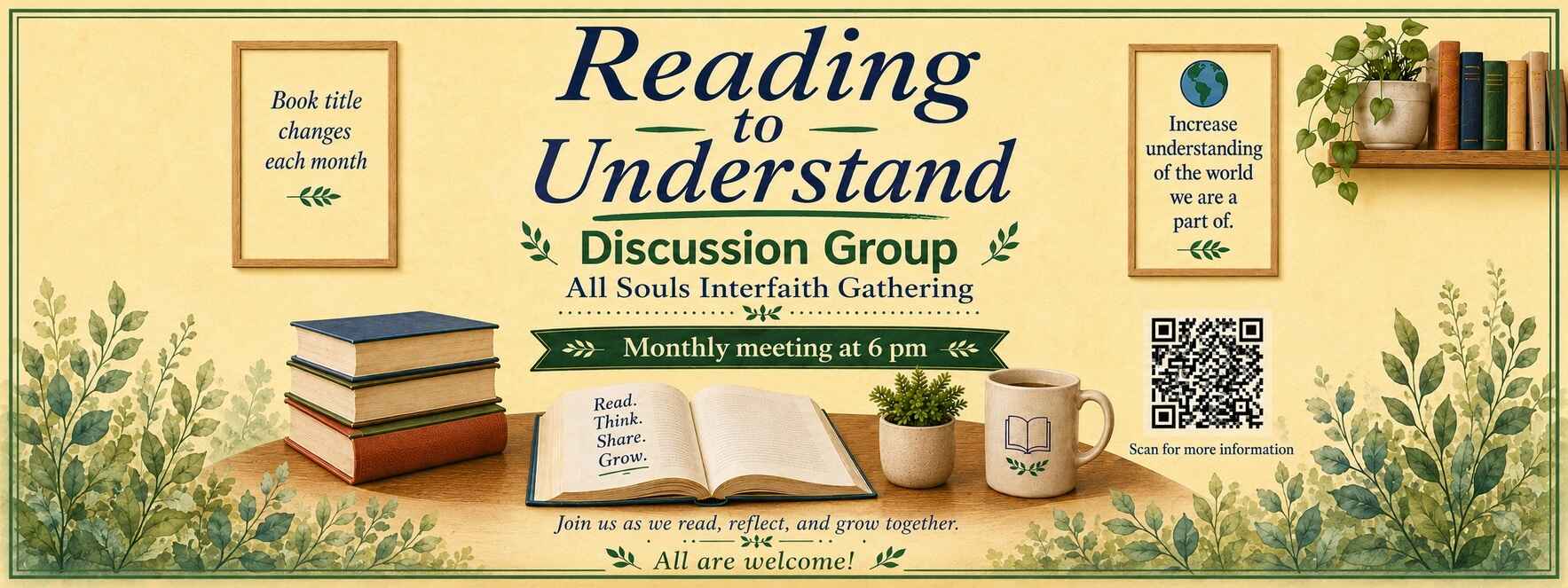 Reading to Understand Discussion Group image