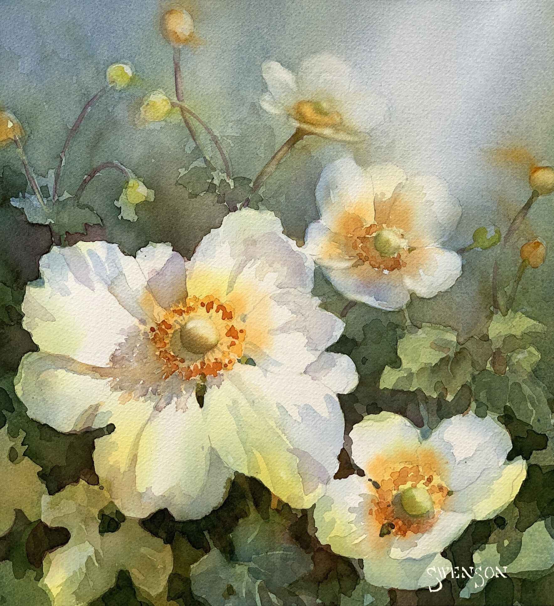 Negative Painting with Watercolor with Brenda Swenson image