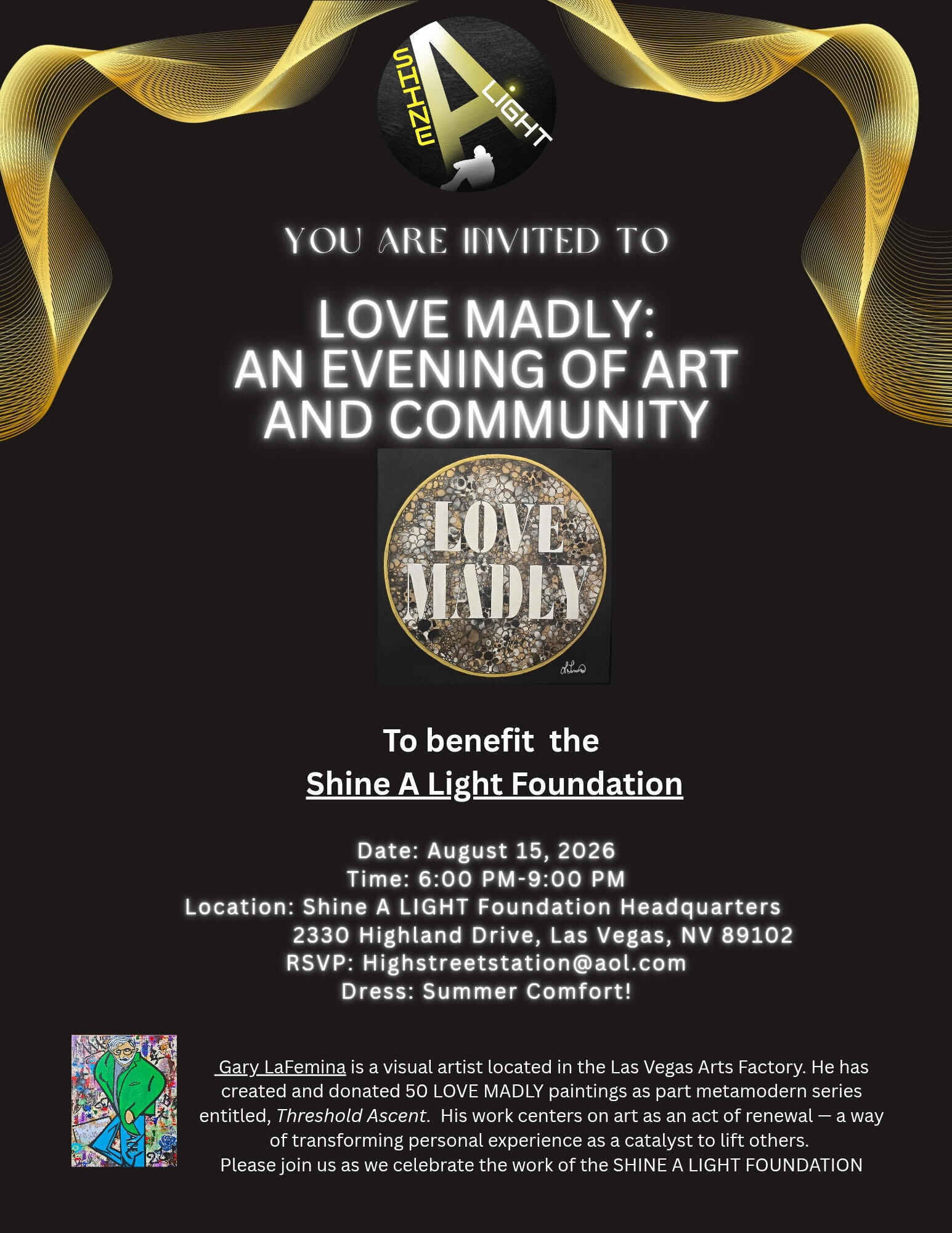 Love Madly: An evening of art and community image