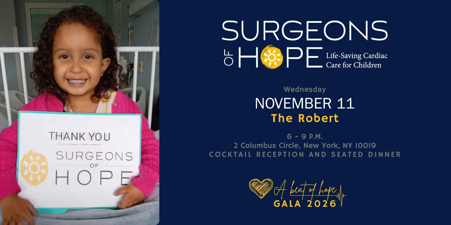A Beat of Hope — Surgeons of Hope Gala 2026 image