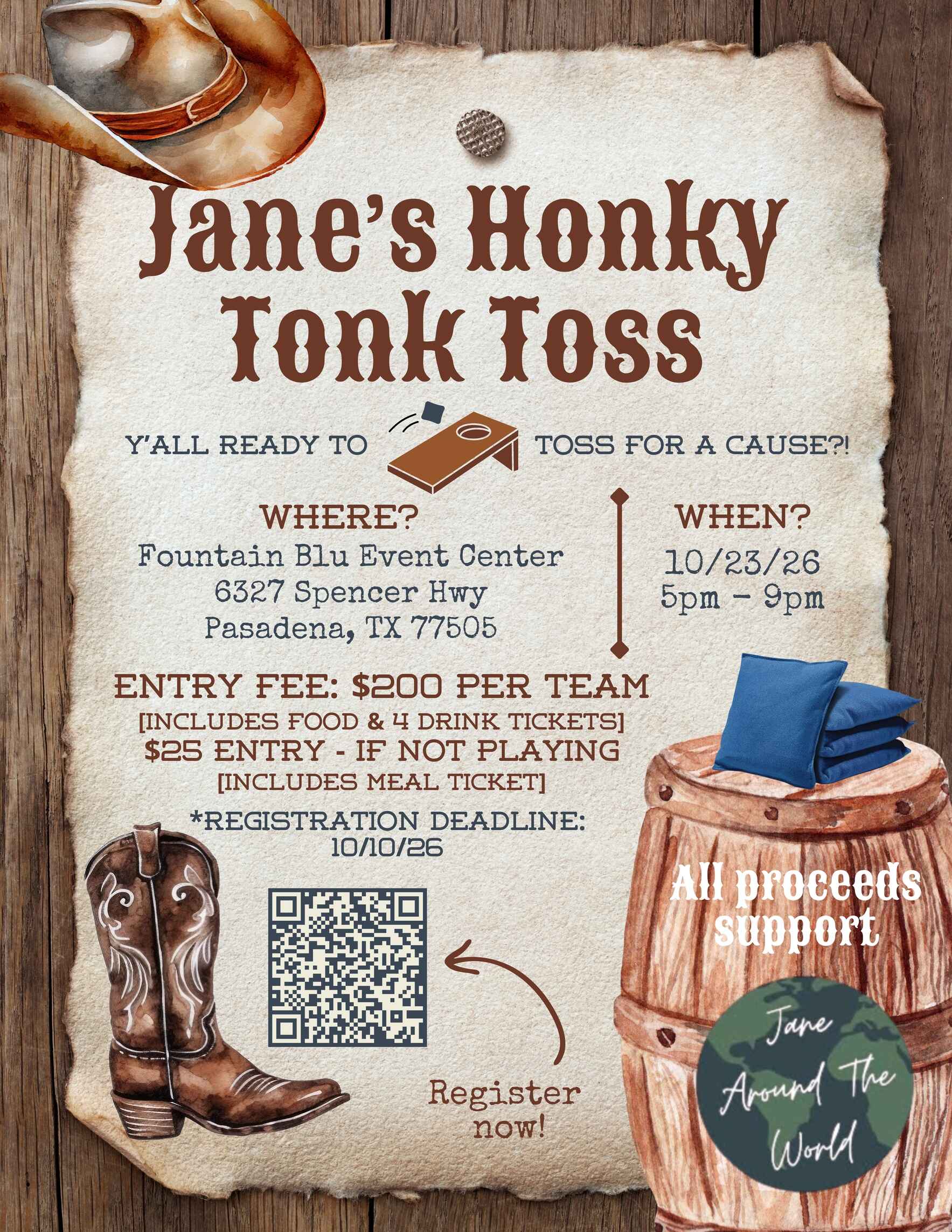 Jane's Honky Tonk Toss image