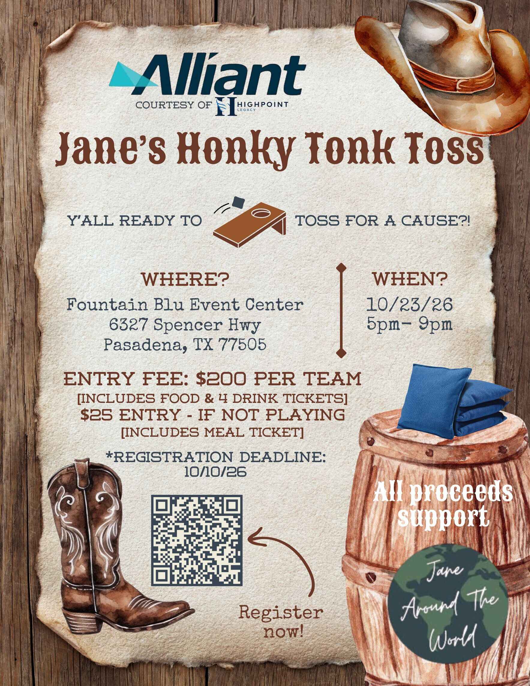 Jane's Honky Tonk Toss image