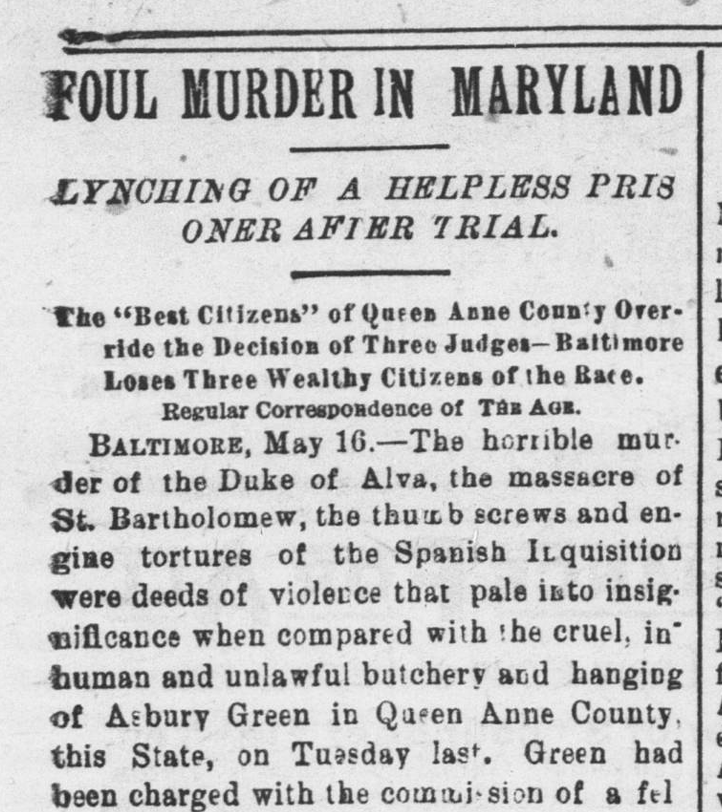 Caroline County and Queen Anne's County Community Meeting of the Maryland Lynching Memorial Project image