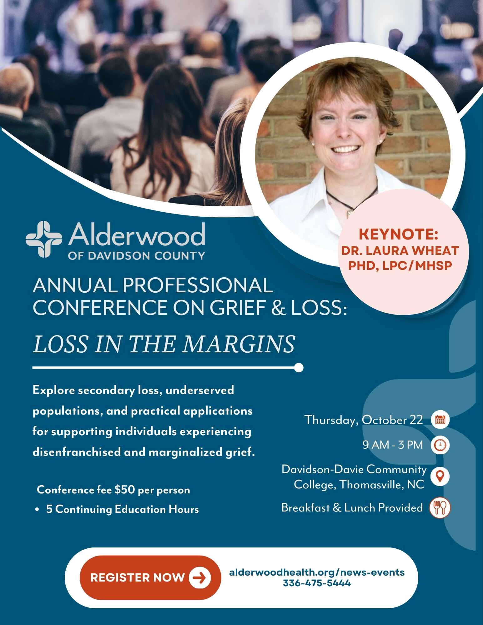 Annual Professional Conference on Grief & Loss: Loss in the Margins  image